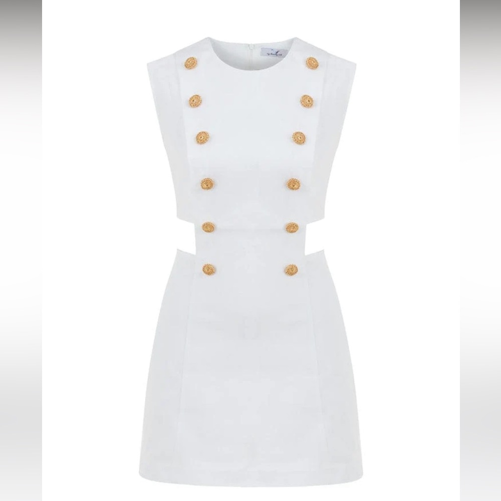 White Lotus White Marin Mini Dress (M)